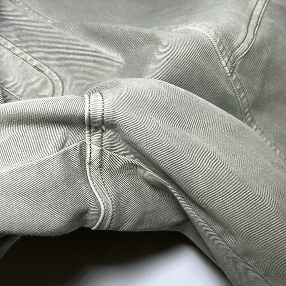 SPANX Stretch Twill Straight Leg Pants Olive Oil Color - Picture 10 of 10